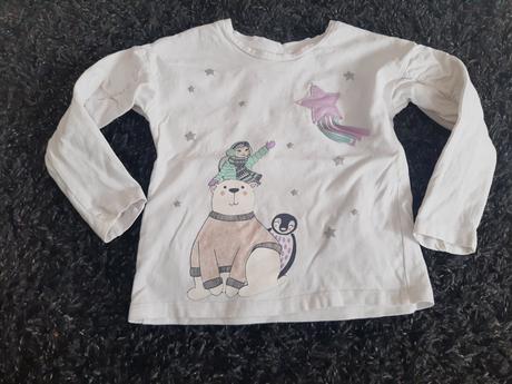 Vianočné tričko s dlhým rukávom 98, palomino,98