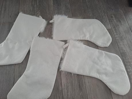 Mikulášske papuče/ponožky,  vianočné, 