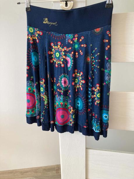 Desigual, suknička pružná,bavlnená-36/38, desigual,36