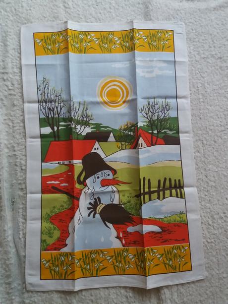 Retro obrus vianoce, 