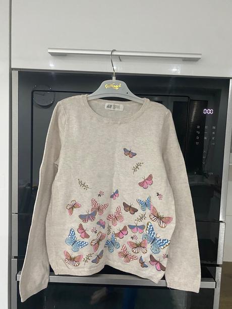 Dievčenský sveter velk.122/128, h&m,122