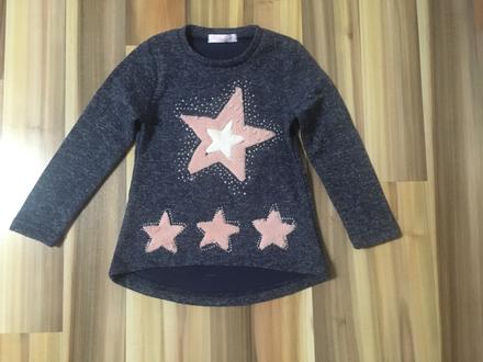 Teplý predĺžený pulovrik 4roky, 104