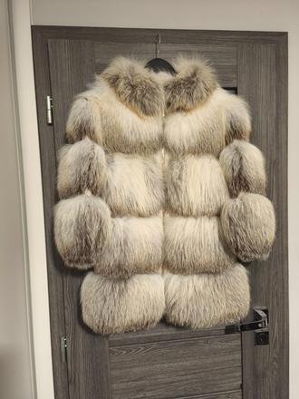 Luxusny kozuch z finskej lisky flo&clo, s