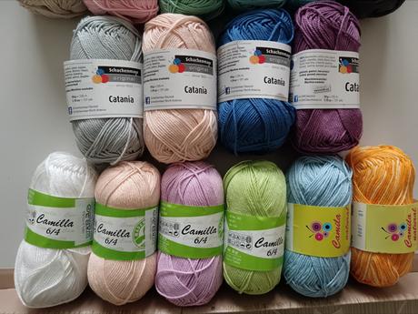 Bavlnená priadza na háčkovanie/pletenie,