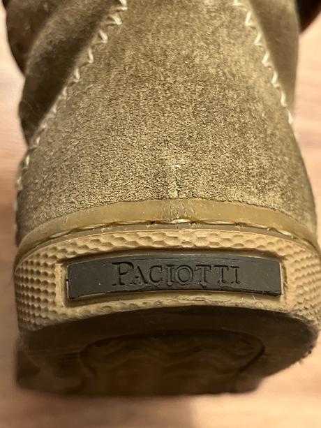 Paciotti kožené/ ovčia vlna cizmicky, 25