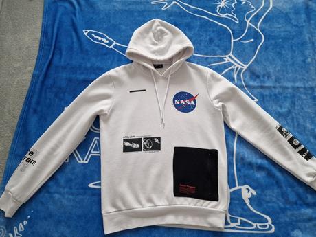 Chlpačenská mikina nasa, s