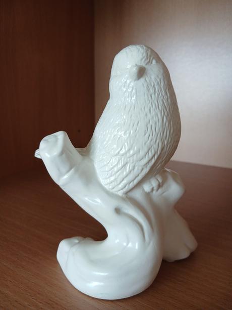Keramický vtáčik na konári 14 cm,