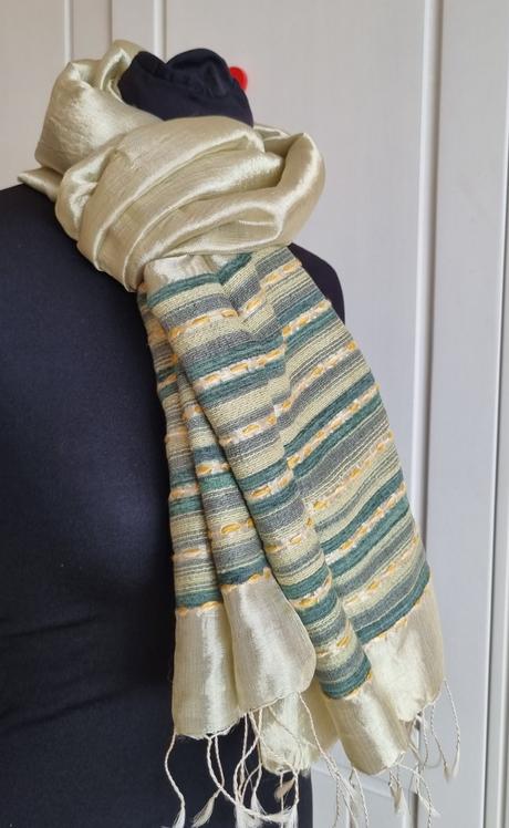 Zelená elegantná štóla/šál, reserved