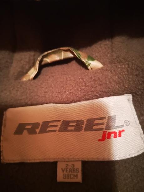 Zateplená bunda do dažďa, rebel,98