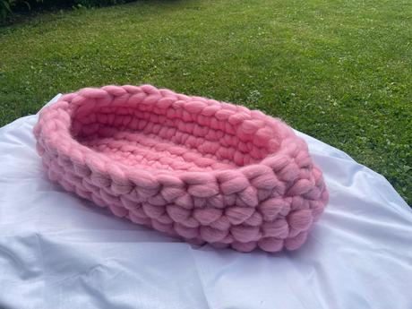 Hniezdo z pravej merino vlny, šírka (cm): 40,dĺžka (cm): 50