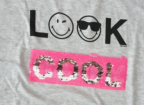 Dievčenské tričko smileworld (meniaci obrázok), lindex,128 / 134 / 140