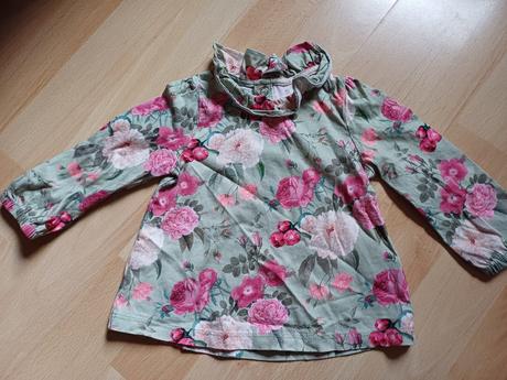 2x krasna kvetovana tunika/top, tu,68