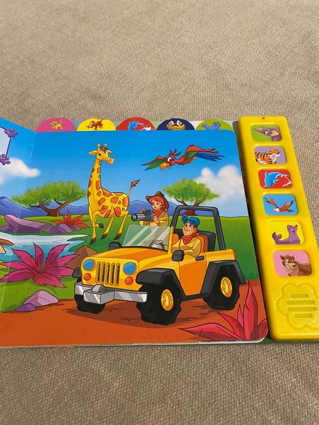 Krásne zvukové leporelo cestuj za zvieratkami, 