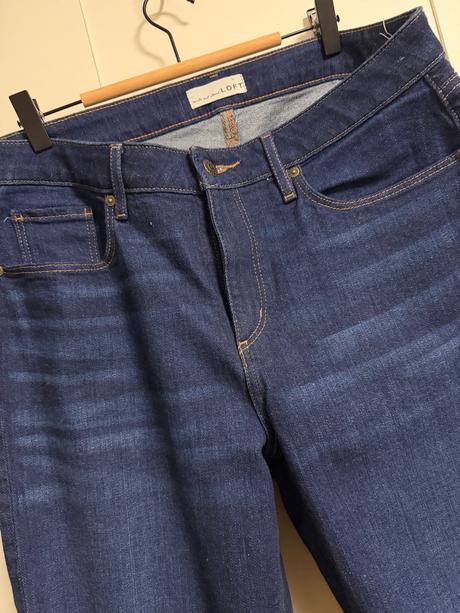 Tmavomodré džínsy loft, xl