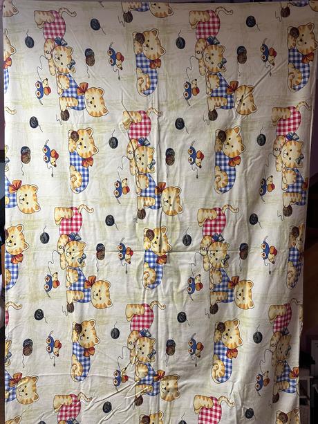 Postelné obliečky - mačka a myš, šírka (cm): 120,dĺžka (cm): 190