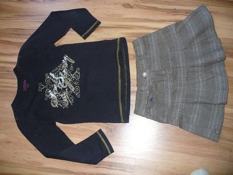 Sukňa s tričkom 110/116, 104–116