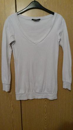 Dlhsie teplejsie tricko mikina - velky vystrih, dorothy perkins,xs