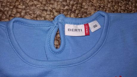 Tričko s nápisom, berti,86