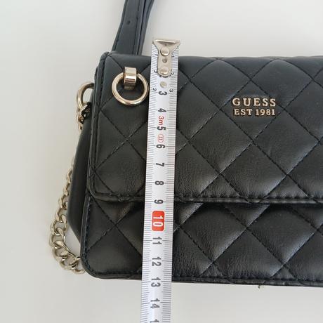 Čierna malá crossbody kabelka guess, guess