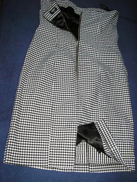 492. kockované šaty oasis, m