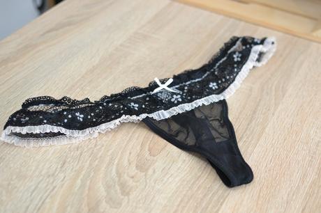 Čierno-béžové nohavičky 40/42, l