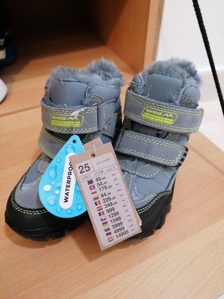 Zimné topánky, sprandi,25