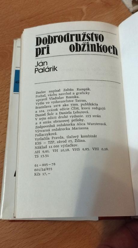 Jan palarik - dobrodruzstvo pri obzinkoch,