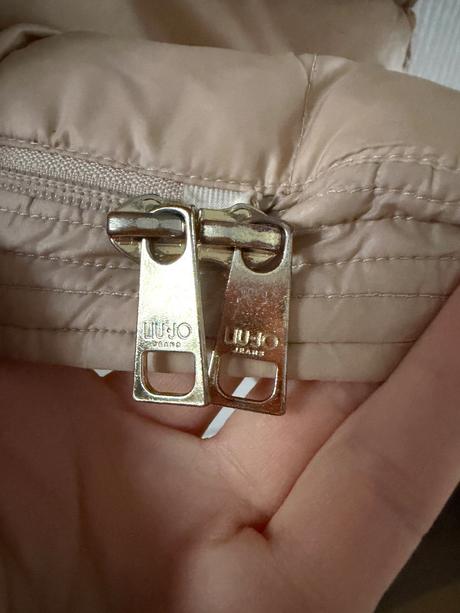 Béžová páperová bunda liu jo, liu jo,s