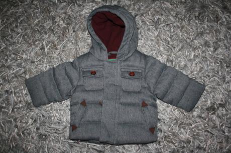 Krasny zimny kabatik znacky next velk 3-6mes, 68cm, next,68