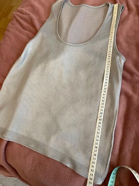 Strieborny top, zara,m