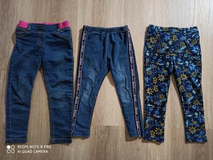 Dievčenské rifle 3-4 roky, f&f,104