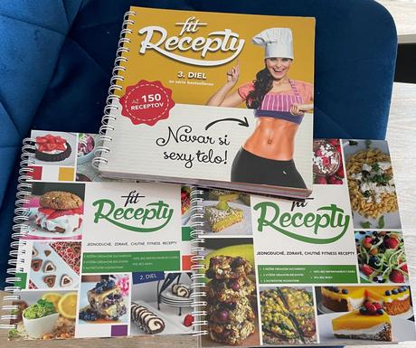Fit recepty- všetky 3 knihy, 
