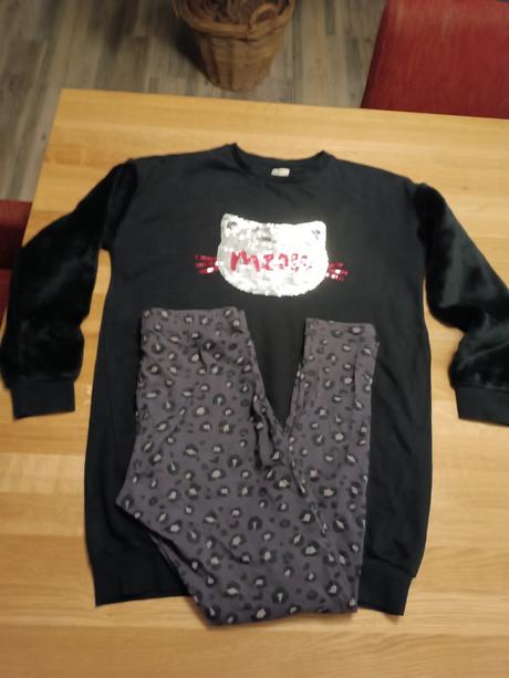 Súprava mikina a legíny mačka, f&f,164