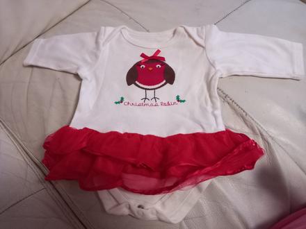 Vianočné body so sukňou 68, 68