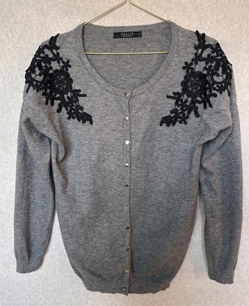 Mohito sveter s čipkovanými detailami, mohito,s