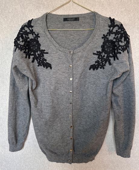 Mohito sveter s čipkovanými detailami, mohito,s