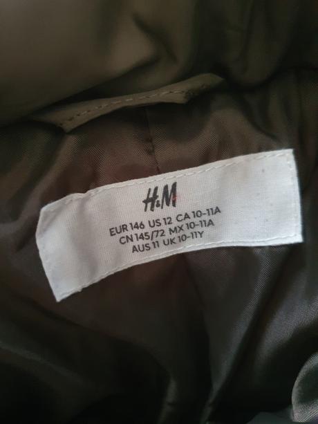 Zimná bunda, h&m,146