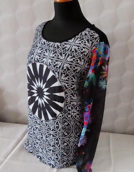 Top desigual mandala, veľ. l, desigual,l