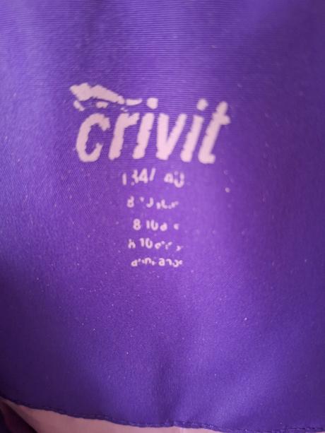 Predám lyžiarsku bundu velk 134cm, crivit,134