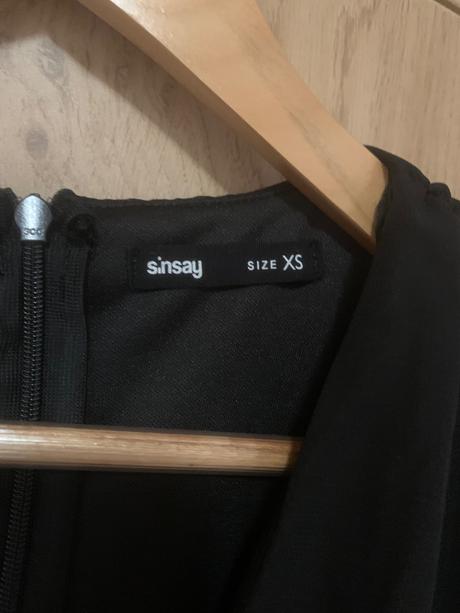 Cierne letne saty, sinsay,xs