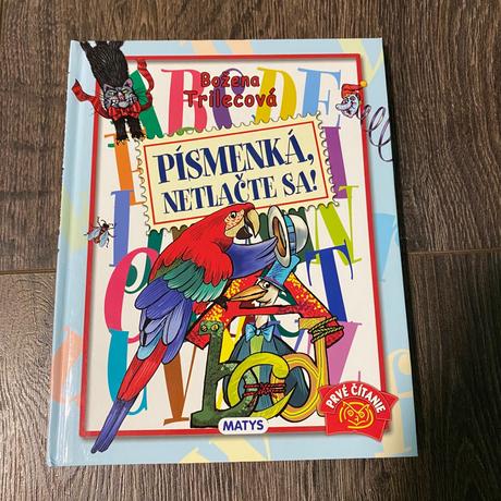 Kniha písmenká netlačte sa,
