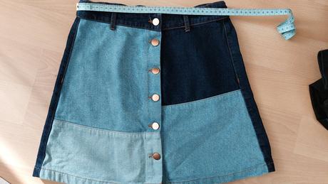 Riflova mini sukna, h&m,38