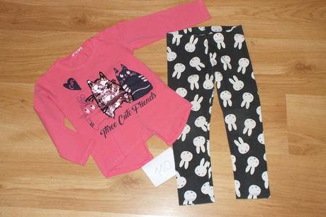 Teple leginy s trickom vyborny stav, h&m,110