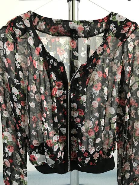 Priesvitná bundička, s