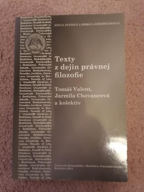 Texty z dejin právnej filozofie, 