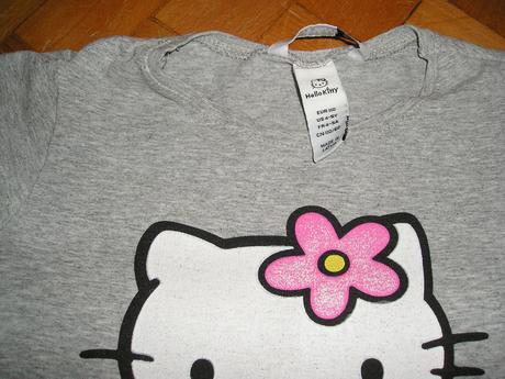 Tričko hello kitty, h&m,110
