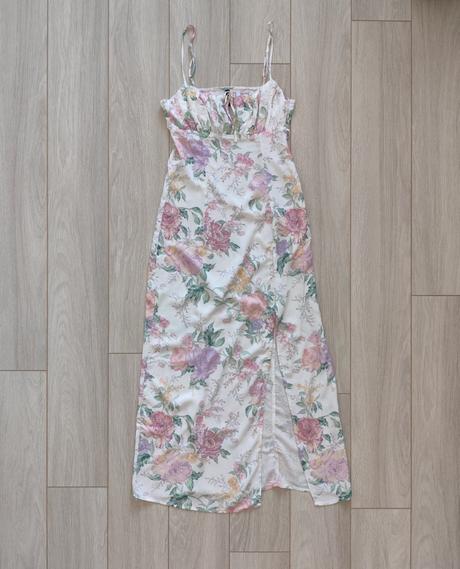 Kvetinové šaty, h&m,xs