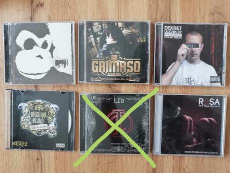 Rôzne sk hip hop cd, 