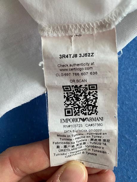 Armani tričko, armani,s