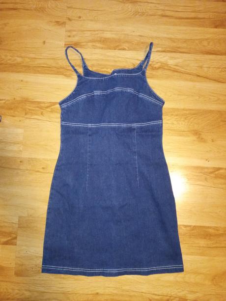 Riflove saty na ramienka, bonprix,s